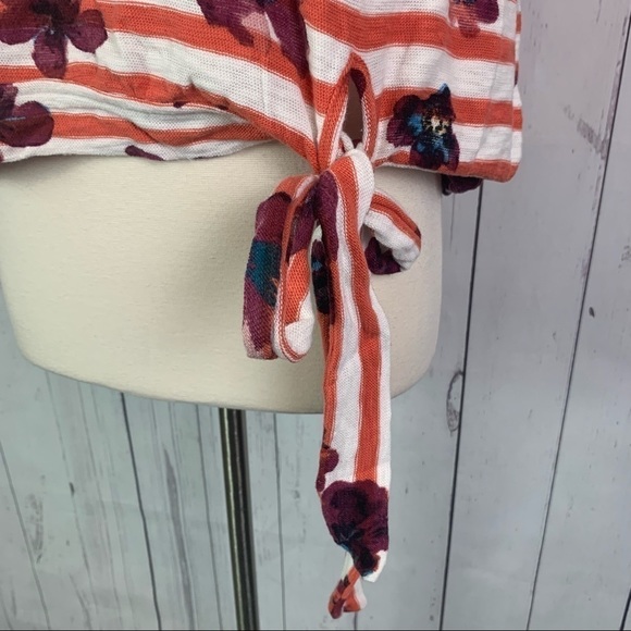 Anthropologie Postmark | striped tied waist top - Picture 4 of 10